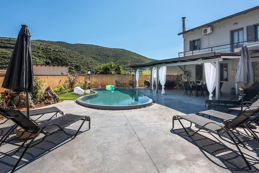 Casa Del Miele, Private Pool, Bbq, Mountain View. Villa Alikianos Exterior photo
