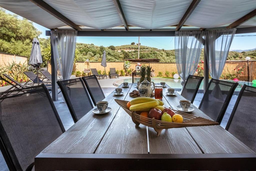 Casa Del Miele, Private Pool, Bbq, Mountain View. Villa Alikianos Exterior photo